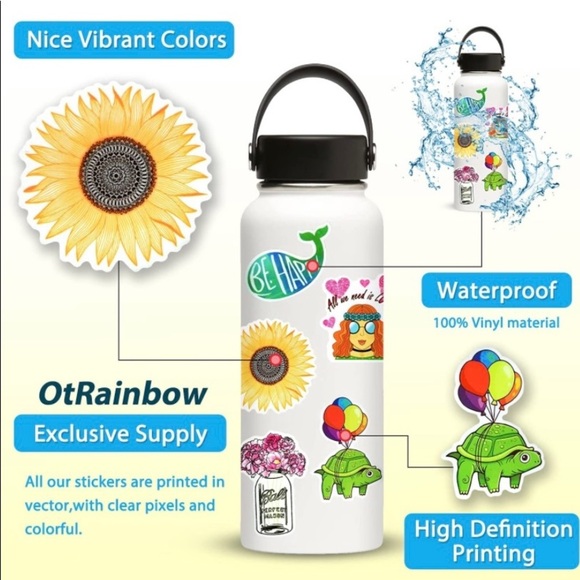 20 Random Stickers | Colorful VSCO Waterproof Vinyl Stickers - Picture 4 of 7